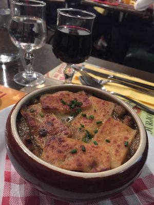 Onion soup  3 at Le Potager du Marais - Saint Paul in Paris