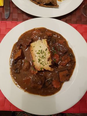 'beef' bourguignon at Le Potager du Marais - Saint Paul in Paris
