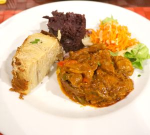 Goulash with gratin dauphinois at Le Potager du Marais - Saint Paul in Paris