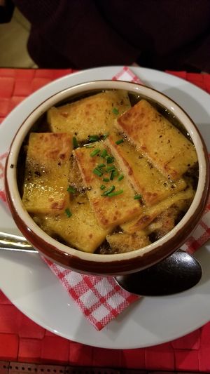 Onion Soup at Le Potager du Marais - Saint Paul in Paris