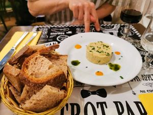 Artichoke paté at Le Potager du Marais - Saint Paul in Paris