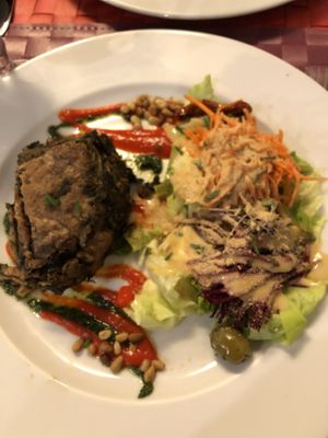 Lasagna is good and earthy   at Le Potager du Marais - Saint Paul in Paris