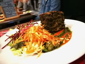 Spinach Lasagna at Le Potager du Marais - Saint Paul in Paris