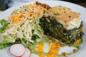 Seitan lasagne. at Le Potager du Marais - Saint Paul in Paris