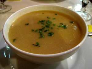 Cream of cauliflower at Le Potager du Marais - Saint Paul in Paris