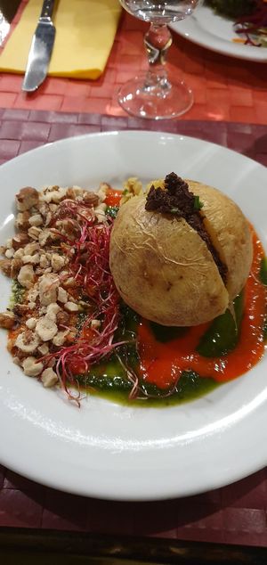 Entrée : potato at Le Potager du Marais - Saint Paul in Paris