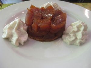 Tarte tatin at Le Potager du Marais - Saint Paul in Paris