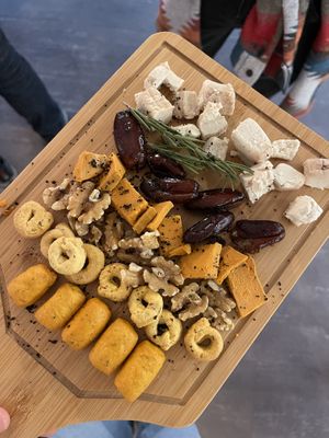 Tabla de quesos veganos  at Taula in Bilbao