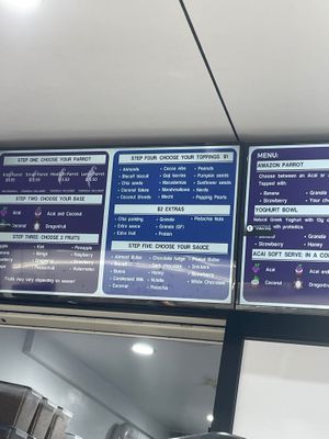  at Purple Parrot Acai in Greenacre