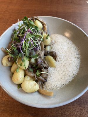 Gnocchi met oesterzwam  at GEIJT in Ede