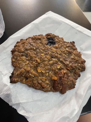 Vegan cookie of the day- cinnamon raisin oat   at Taylor Made Cafe in Wellington