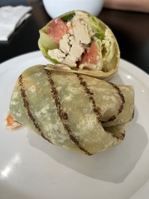 Vegan, GF Chicken Caesar Wrap  at Taylor Made Cafe in Wellington