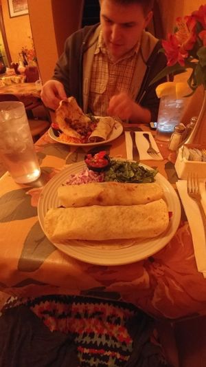 Cheikan fajita and vegan menu at Cafe Con Leche in Newtown