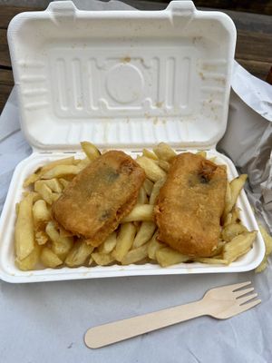Tofish and chips supper   at Harbour Fish & Chips in Avoch