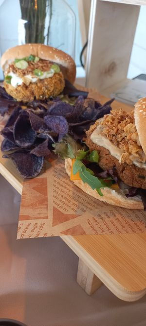 Hamburguer  at Porto Vegan Market in Porto