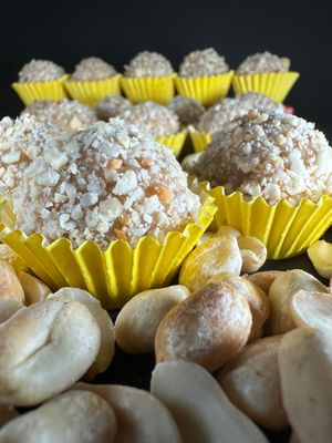 Cajuzinhos at Porto Vegan Market in Porto