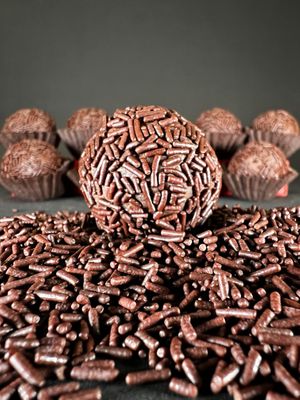 Brigadeiros de Inhame at Porto Vegan Market in Porto