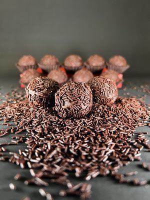 Brigadeiros at Porto Vegan Market in Porto