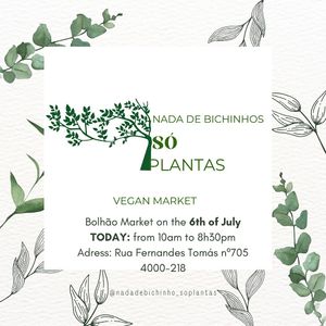 Vegan market
organized by APADOCA at Porto Vegan Market in Porto