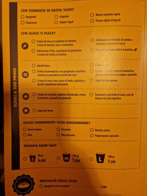  at Primo - Pasta & Street Food Pisa in Pisa