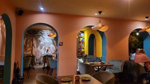 Indoor seating at Xodó - Brasilianisches Restaurant in Hamburg