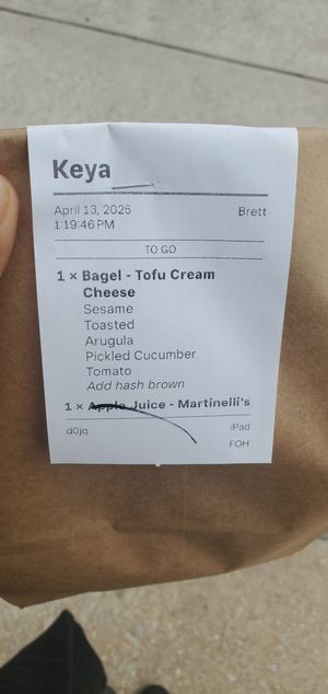  at Bart's Bagels in Philadelphia