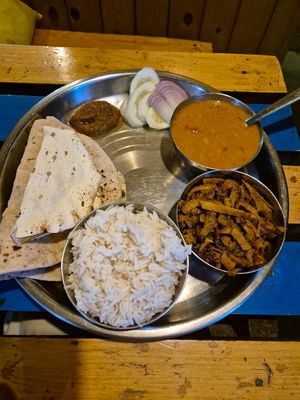 Thali at Gupp Shupp @ Chai Shai in Leh