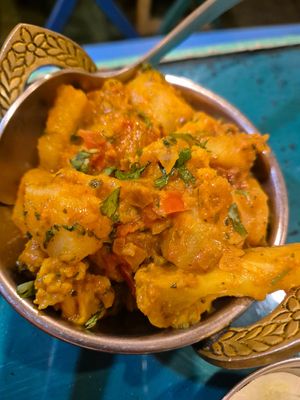 Aloo Ghobi at Gupp Shupp @ Chai Shai in Leh