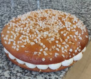 Tropézienne vegan at La Gourmandise Pour Tous in Saint-lys