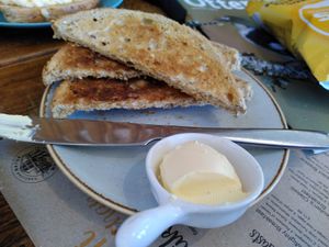 Toast (March 2025) at Caffi Tŷ Maenan in Machynlleth