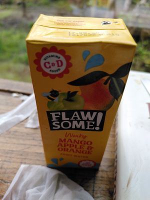 Flawsome wonky juice (April 2025) at Caffi Tŷ Maenan in Machynlleth