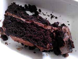 Chocolate cake 😋 (June 2025) at Caffi Tŷ Maenan in Machynlleth