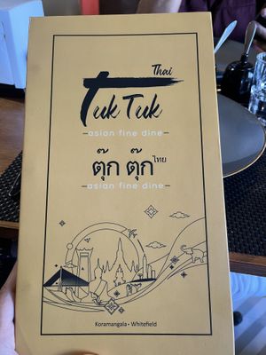   at Tuk Tuk in Bangalore