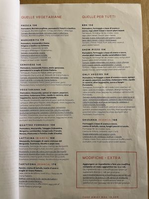 Menu  at Gelatone - Trattoria Pizzeria in Lestartit