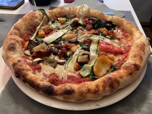 Vegan veggies  at Gelatone - Trattoria Pizzeria in Lestartit