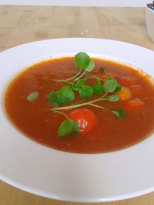 Fragrant Tomato Soup at Kava in Todmorden