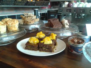 Mango & Parkin cake at Kava in Todmorden