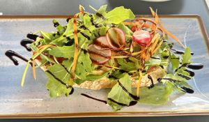 Hummus veg toastt  at Cavalieri Specialty Coffee in Pisa