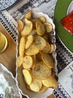 Chips  at Food for the Soul  in Corfu