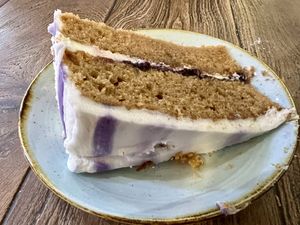 Blueberry and banana cake   at Frosts Garden Centres in Bedford
