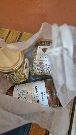 Local produce at De Khambir in Leh