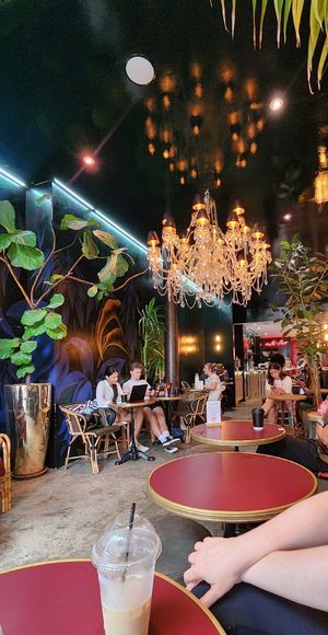 Interior at Café-Flor / Bar 21 in New York City