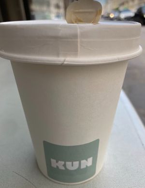 Coffee to go at Kun Café in Paris