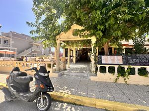Outside of restaurant  at Athens Bar in Corfu