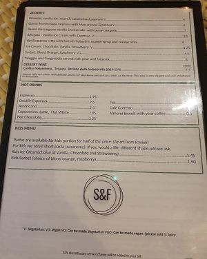 Hopefully vegan desserts coming soon! at Sauce and Flour in Maidenhead