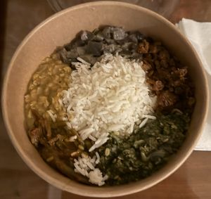 Set of 5 curries  at Curry Insel in Vienna