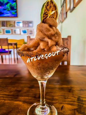 Cacao margarita  at Humaya Restaurante in Panajachel