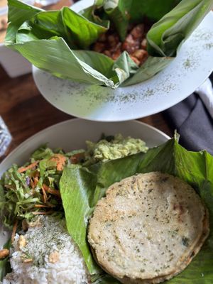 Suban Ik Fusion with Mushrooms and Tofu  at Humaya Restaurante in Panajachel