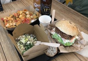 Special of the day ❤️, mini quinoa salad, veggie burger❤️ at Green Bear Coffee - La Canebiere in Marseille