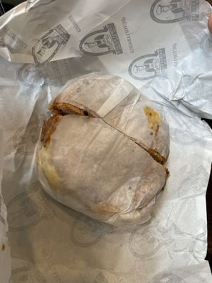 Bacon vegan bagel   at Utopia Bagels in New York City